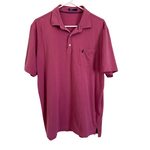 Johnnie-O Polo Shirt Men's Large Cotton Short Sleeve - Picture 1 of 7
